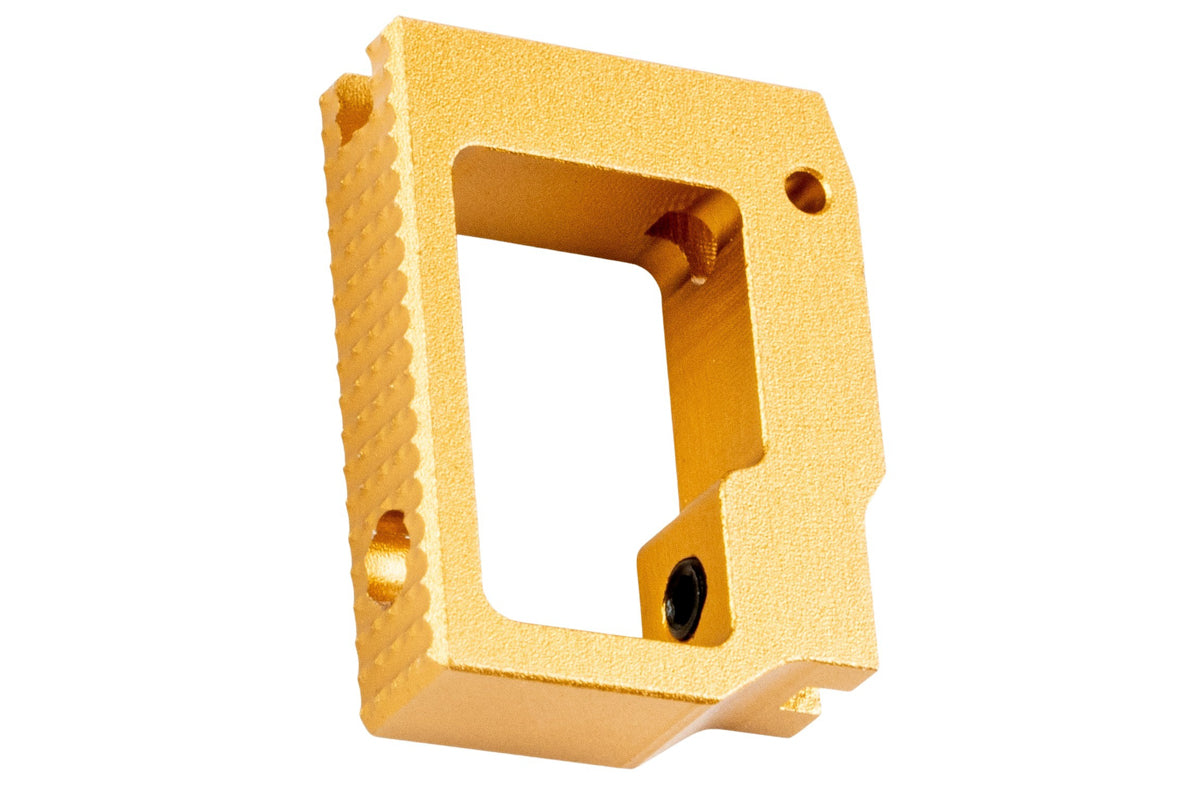5KU Aluminum Long Flat Adjustable Trigger For Tokyo Marui Hi Capa GBB Airsoft (Gold)