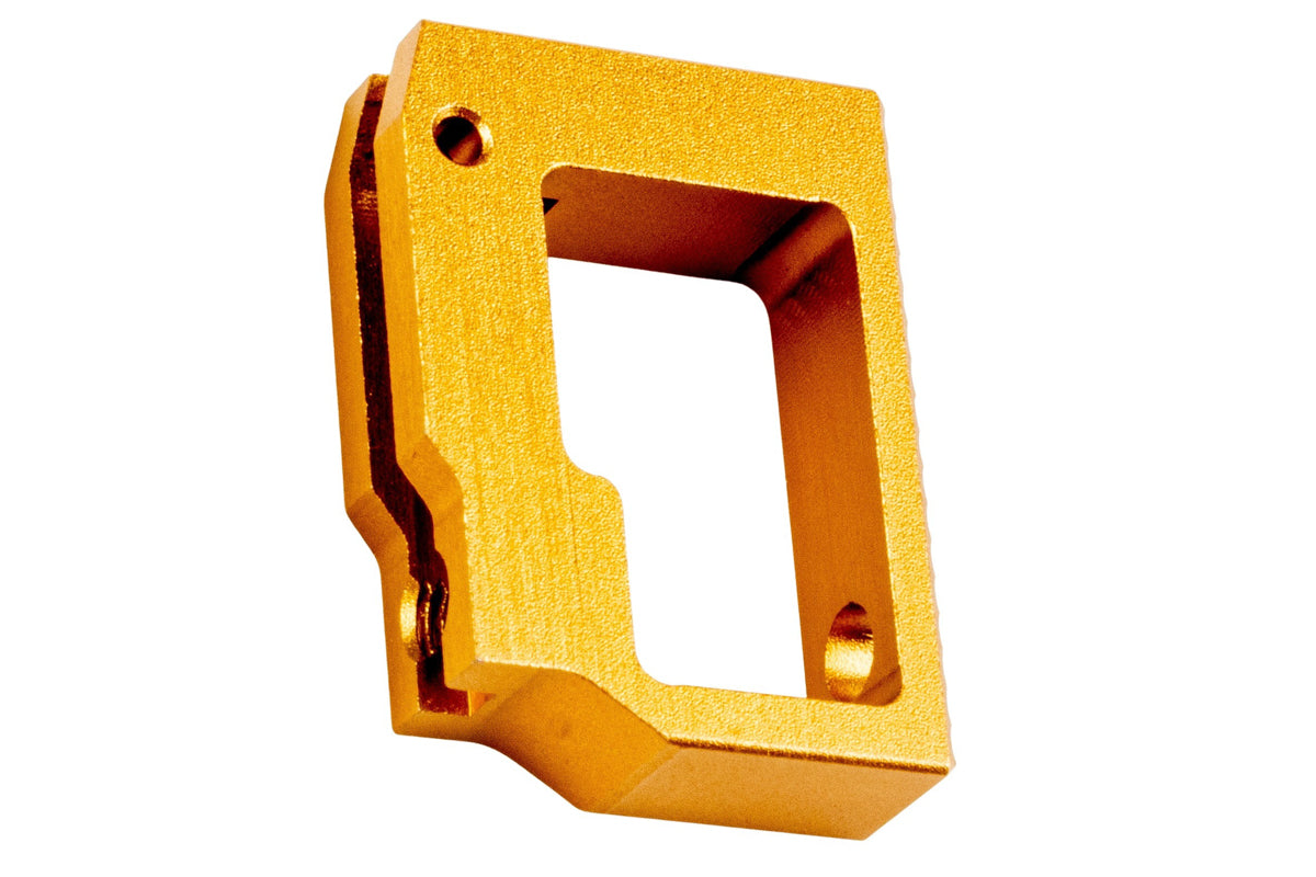 5KU Aluminum Long Flat Adjustable Trigger For Tokyo Marui Hi Capa GBB Airsoft (Gold)