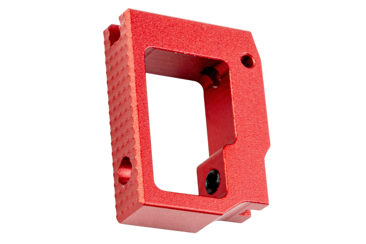 5KU Aluminum Long Flat Adjustable Trigger For Tokyo Marui Hi Capa GBB Airsoft (Red)