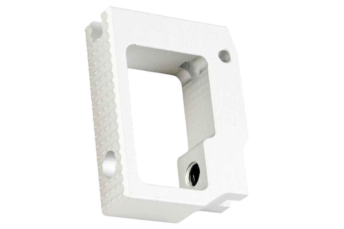 5KU Aluminum Long Flat Adjustable Trigger For Tokyo Marui Hi Capa GBB Airsoft (Silver)