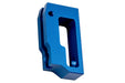 5KU Aluminum Short Flat Adjustable Trigger For Tokyo Marui Hi Capa GBB Airsoft (Blue)