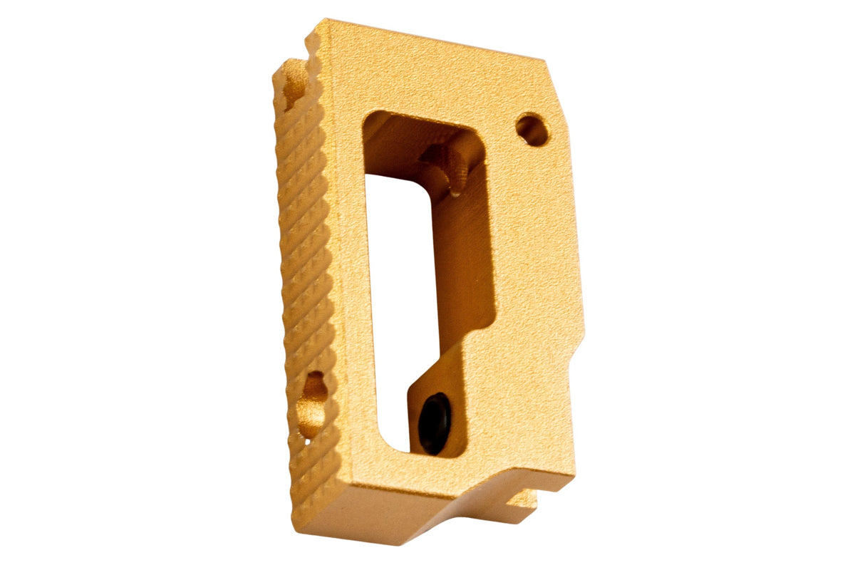 5KU Aluminum Short Flat Adjustable Trigger For Tokyo Marui Hi Capa GBB Airsoft (Gold)