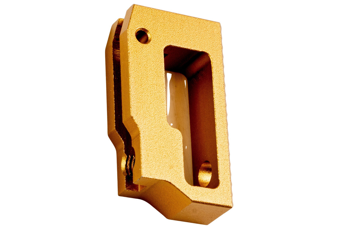 5KU Aluminum Short Flat Adjustable Trigger For Tokyo Marui Hi Capa GBB Airsoft (Gold)