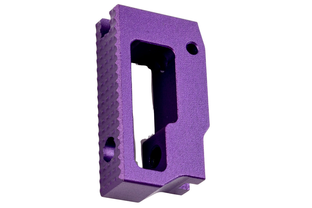 5KU Aluminum Short Flat Adjustable Trigger For Tokyo Marui Hi Capa GBB Airsoft (Purple)