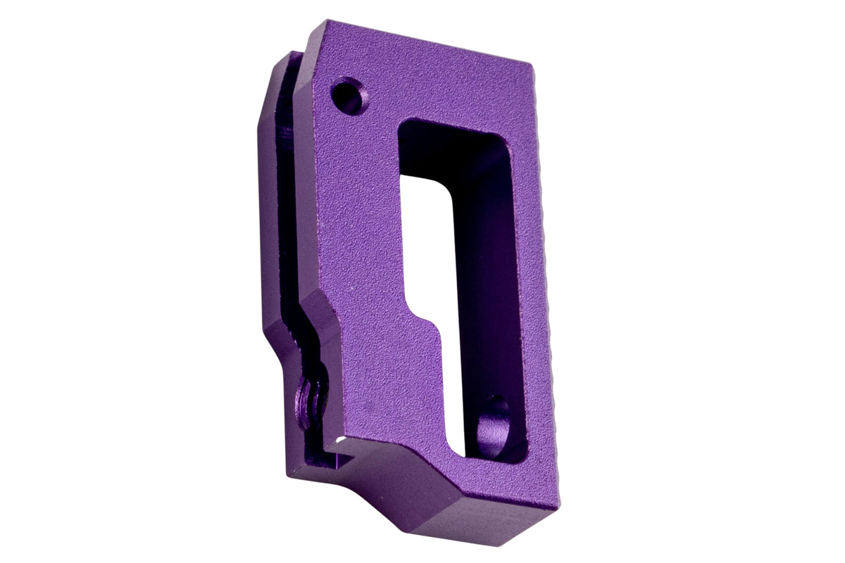 5KU Aluminum Short Flat Adjustable Trigger For Tokyo Marui Hi Capa GBB Airsoft (Purple)