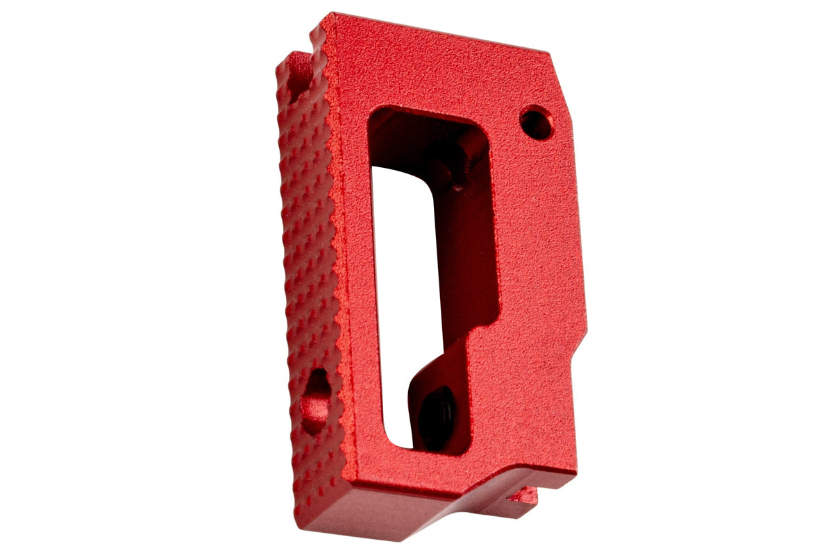 5KU Aluminum Short Flat Adjustable Trigger For Tokyo Marui Hi Capa GBB Airsoft (Red)