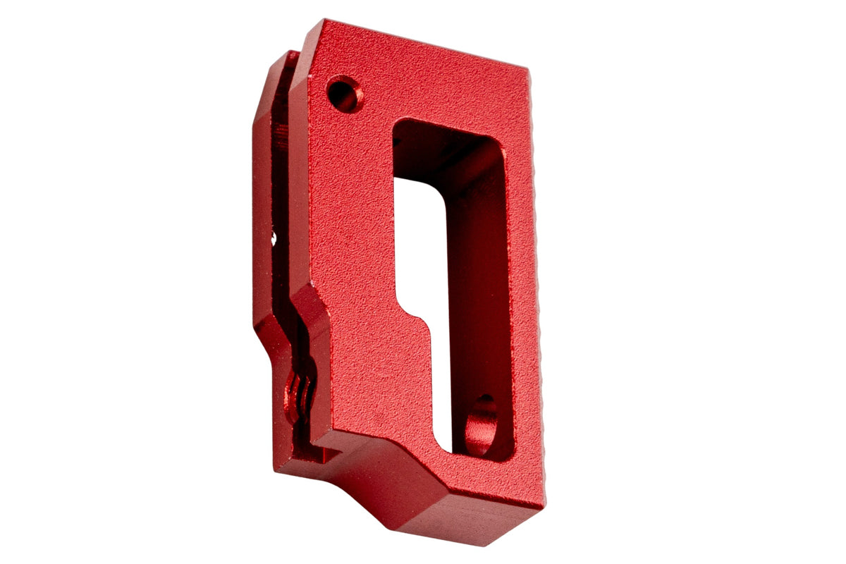 5KU Aluminum Short Flat Adjustable Trigger For Tokyo Marui Hi Capa GBB Airsoft (Red)