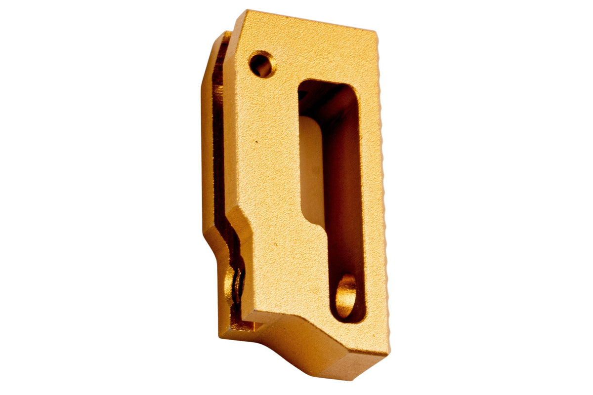 5KU Aluminum Extra Short Flat Adjustable Trigger For Tokyo Marui Hi Capa GBB Airsoft (Gold)