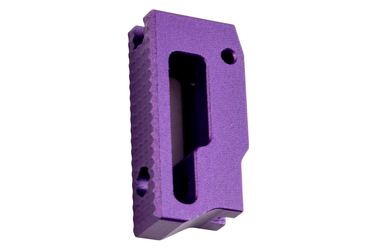 5KU Aluminum Extra Short Flat Adjustable Trigger For Tokyo Marui Hi Capa GBB Airsoft (Purple)