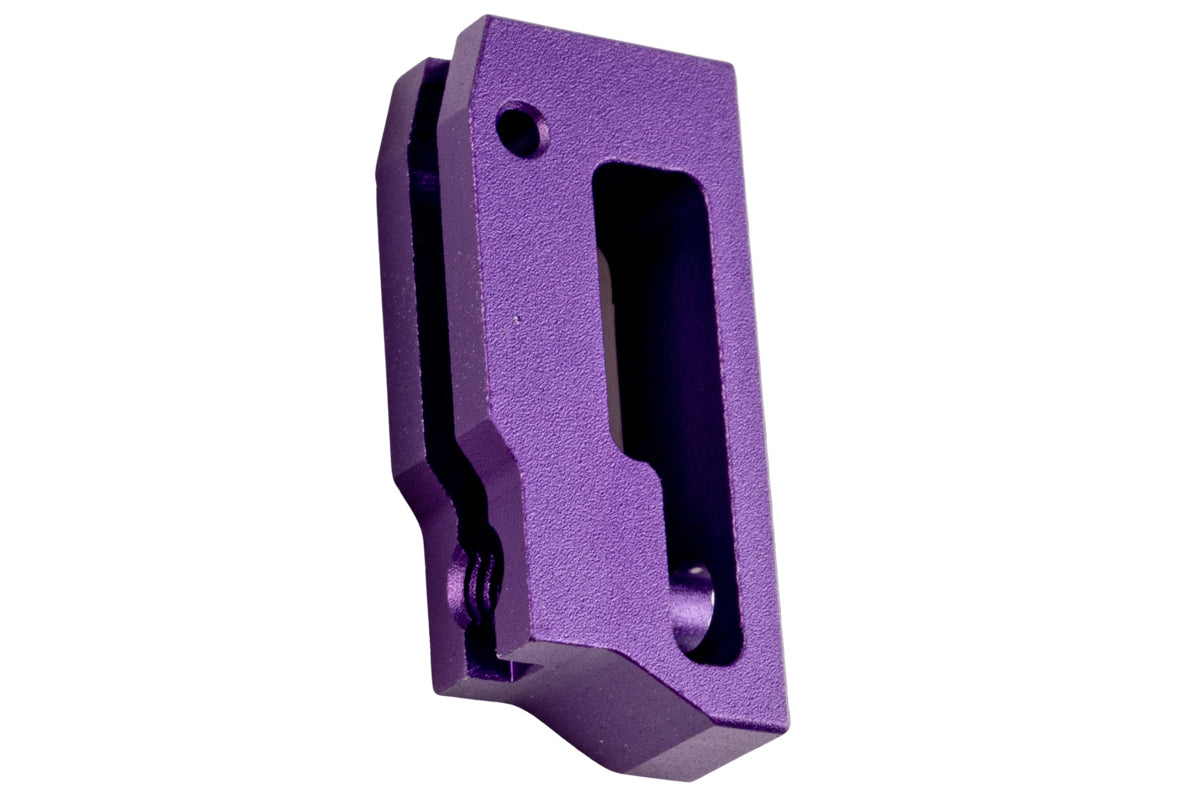 5KU Aluminum Extra Short Flat Adjustable Trigger For Tokyo Marui Hi Capa GBB Airsoft (Purple)