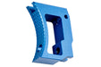 5KU Aluminum Extra Long Curved Adjustable Trigger For Tokyo Marui Hi Capa GBB Airsoft (Blue)