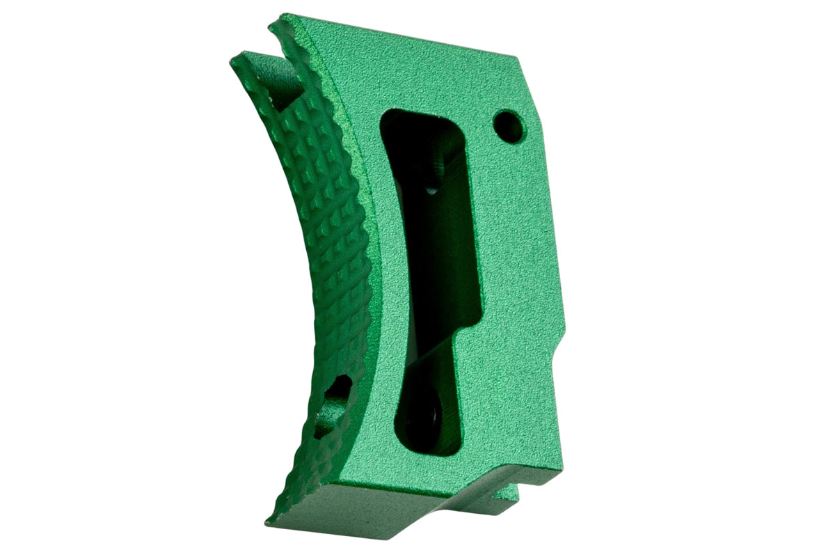 5KU Aluminum Medium Adjustable Trigger For Tokyo Marui Hi Capa GBB Airsoft (Green)