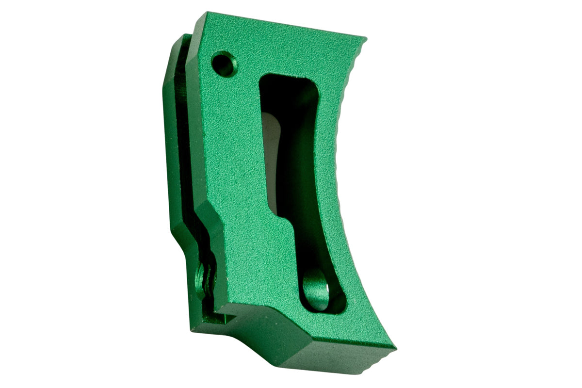 5KU Aluminum Medium Adjustable Trigger For Tokyo Marui Hi Capa GBB Airsoft (Green)