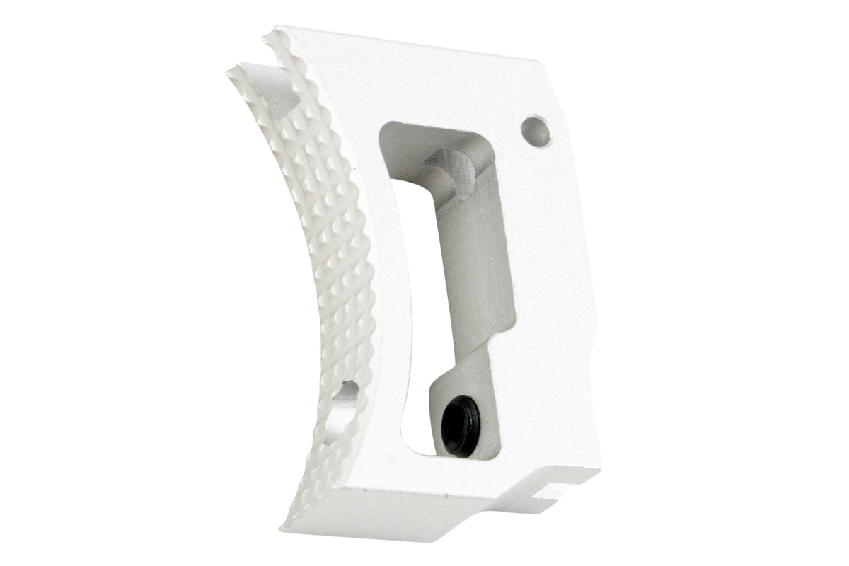 5KU Aluminum Short Curved Adjustable Trigger For Tokyo Marui Hi Capa GBB Airsoft (Silver)