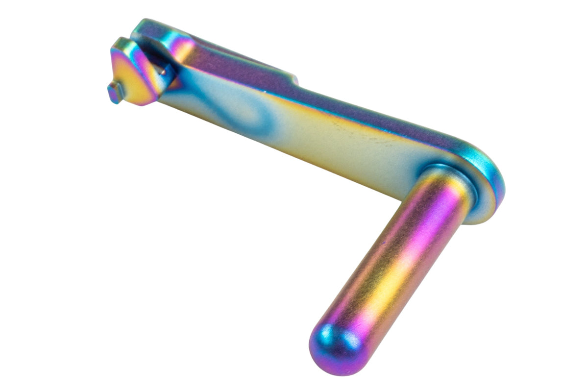 5KU Stainless Steel Slide Stop for Tokyo Marui Hi Capa GBB Airsoft (Type 8/ Rainbow)