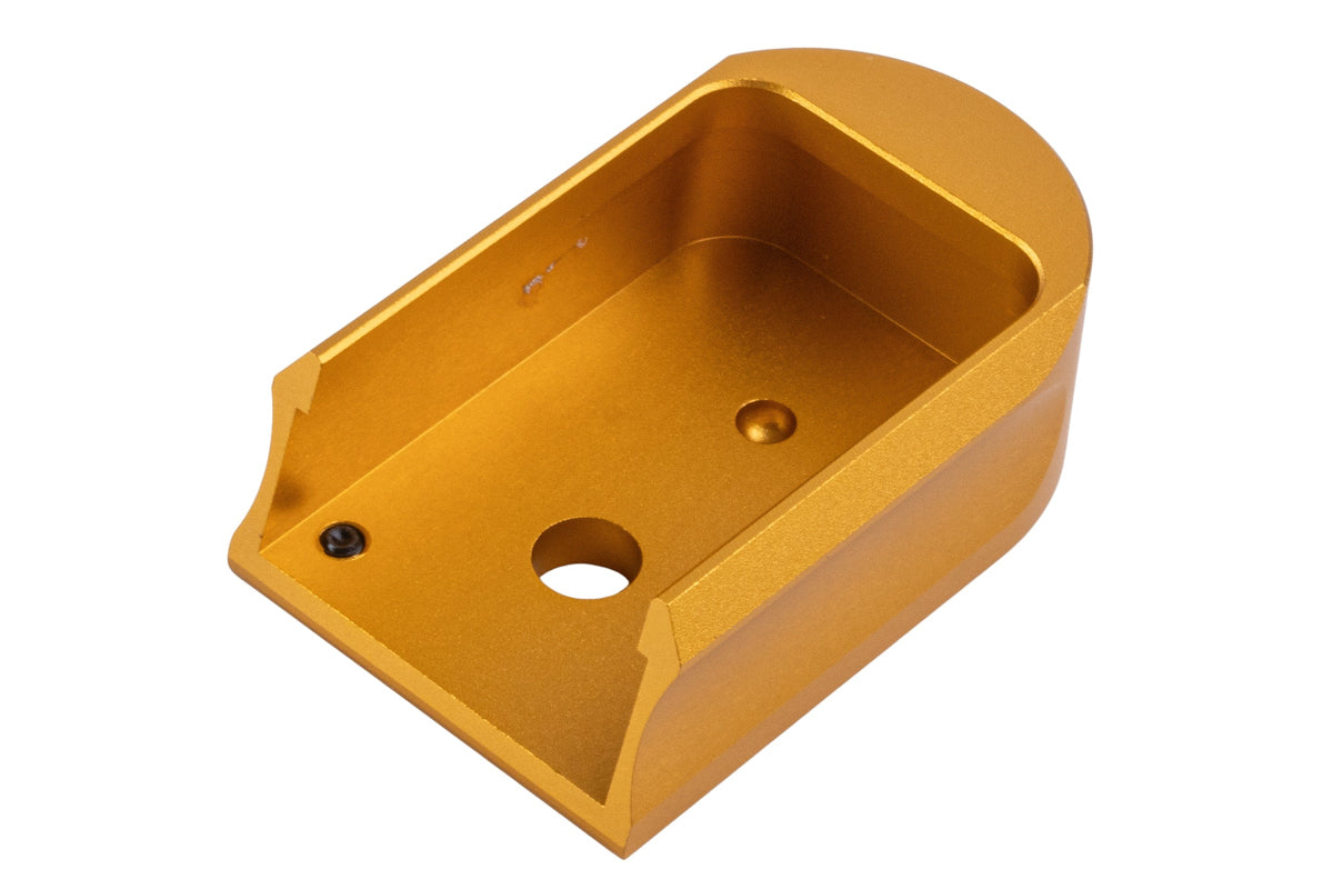5KU Aluminum Magazine Base For KJ Shadow 2 GBB Airsoft (Gold/ Type 1)