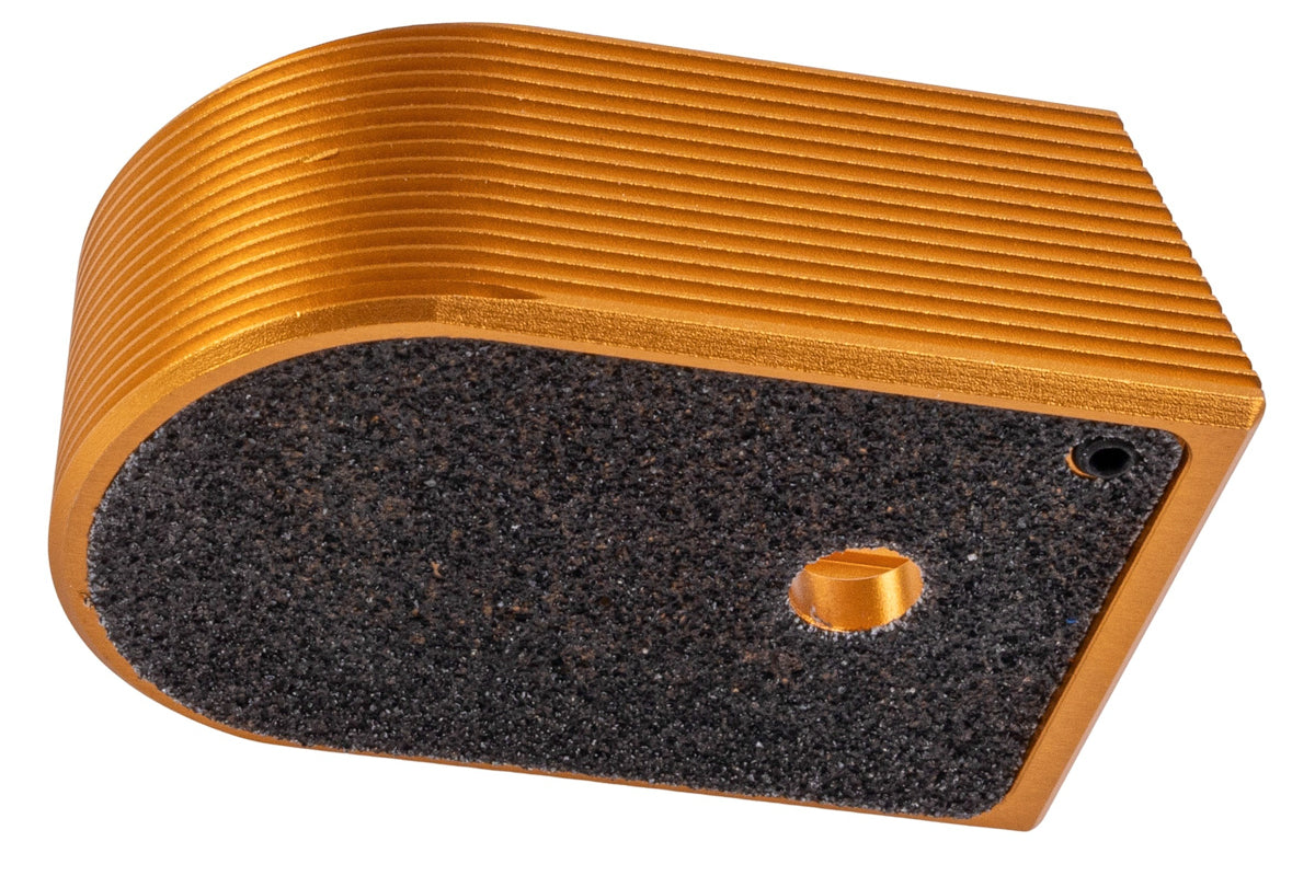 5KU Aluminum Magazine Base For KJ Shadow 2 GBB Airsoft (Type 2/ Gold)