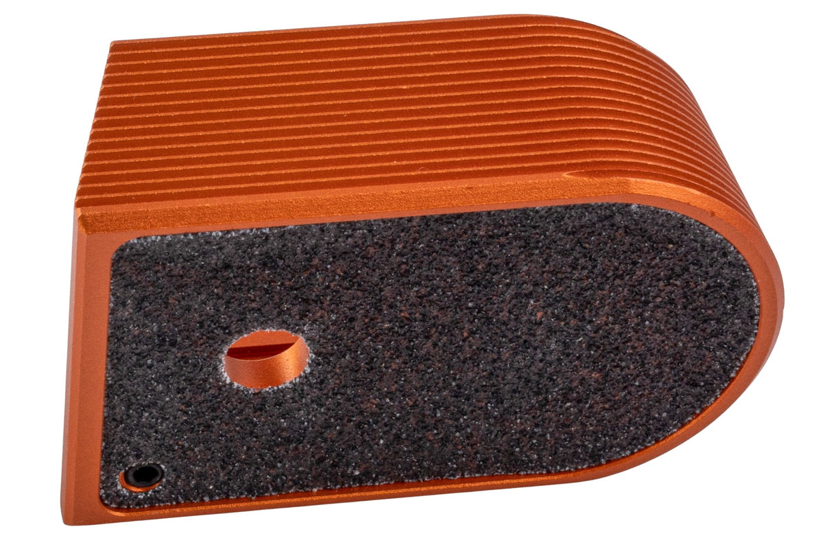 5KU Aluminum Magazine Base For KJ Shadow 2 GBB Airsoft (Type 2/ Orange)