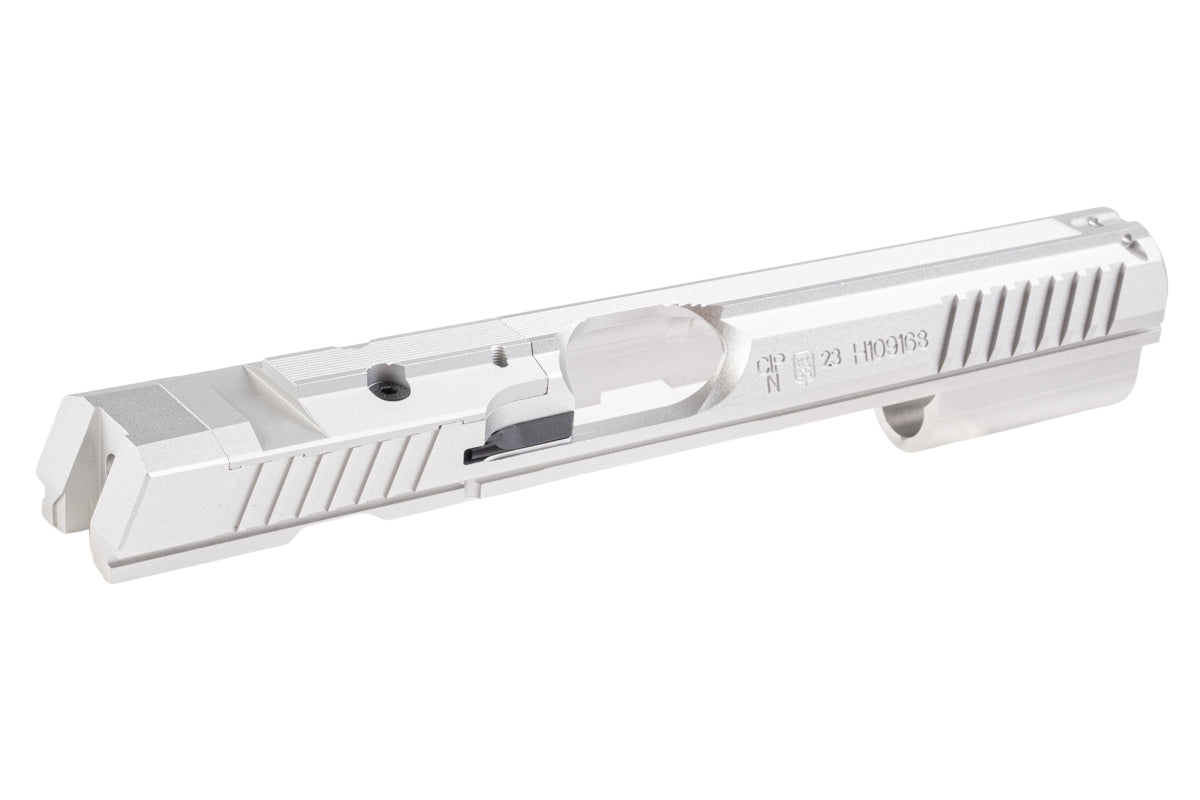 5KU CNC Aluminum Optic Ready Slide w/ RMR Mount Plate For KJ CZ Shadow 2 Orange GBB Airsoft (Silver)