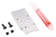 5KU CNC Aluminum Optic Ready Slide w/ RMR Mount Plate For KJ CZ Shadow 2 Orange GBB Airsoft (Silver)