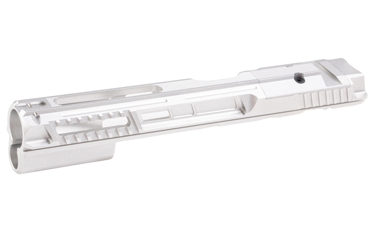 5KU CNC Aluminum Optic Ready Milling Slide w/ RMR Mount Plate For KJ CZ Shadow 2 Orange GBB (Silver)