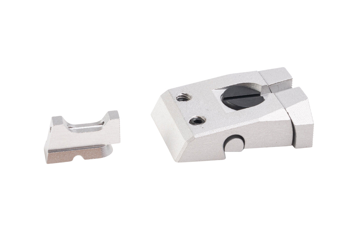 5KU CNC Aluminum Fiber Sight Set For KJ CZ Shadow 2 GBB Airsoft Pistol (SV)