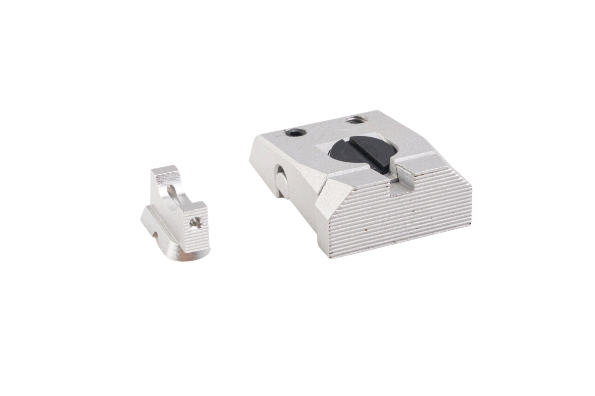 5KU CNC Aluminum Fiber Sight Set For KJ CZ Shadow 2 GBB Airsoft Pistol (SV)