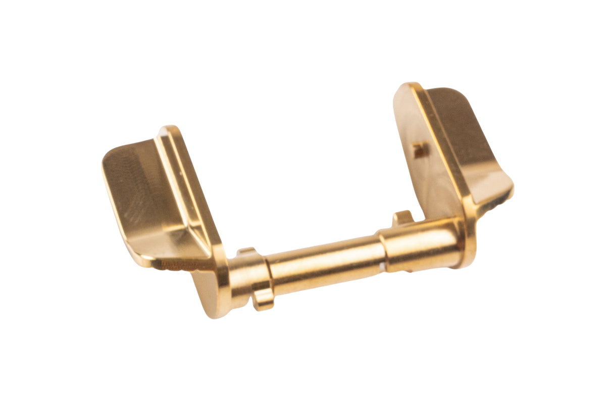 5KU Stainless Ambi Extra Wide Thumb Safety For KJ CZ Shadow 2 GBB Airsoft Pistol (Gold)