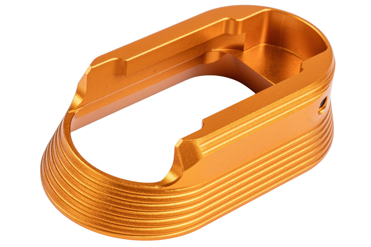 5KU CNC Aluminum Short Grip Panel and Magwell For KJ Works Shadow 2 GBB Airsoft (Orange)