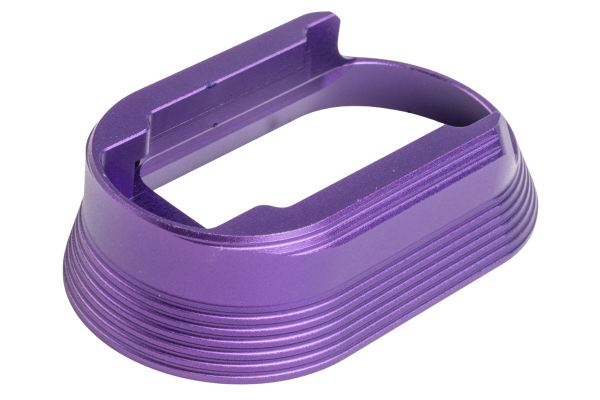 5KU CNC Aluminum Short Grip Panel and Magwell For KJ Works Shadow 2 GBB Airsoft (Purple)