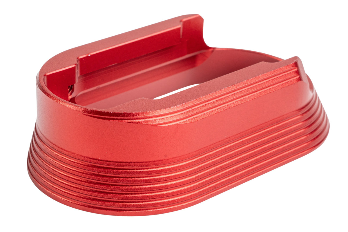 5KU CNC Aluminum Short Grip Panel and Magwell For KJ Works Shadow 2 GBB Airsoft (Red)