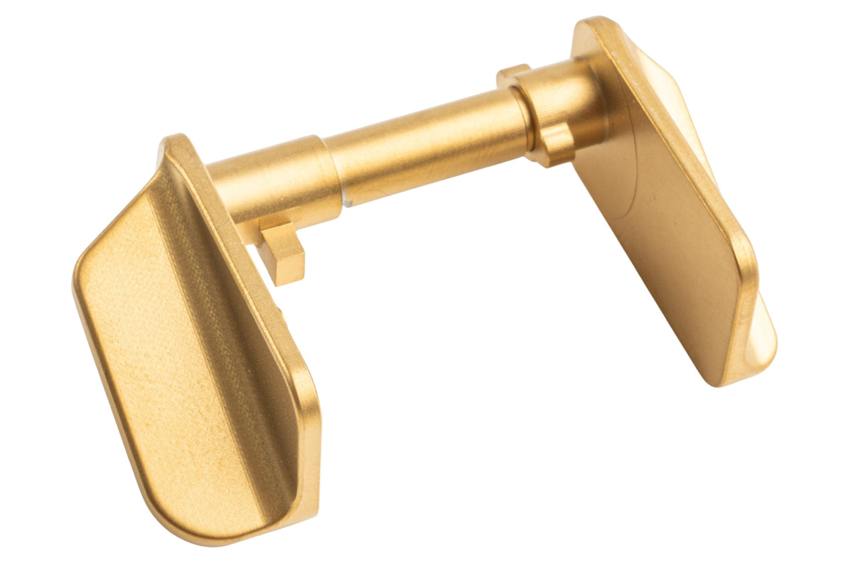 5KU Stainless Steel Type F Safety For KJ Shadow 2/ TS2 GBB Airsoft Pistol (Gold)