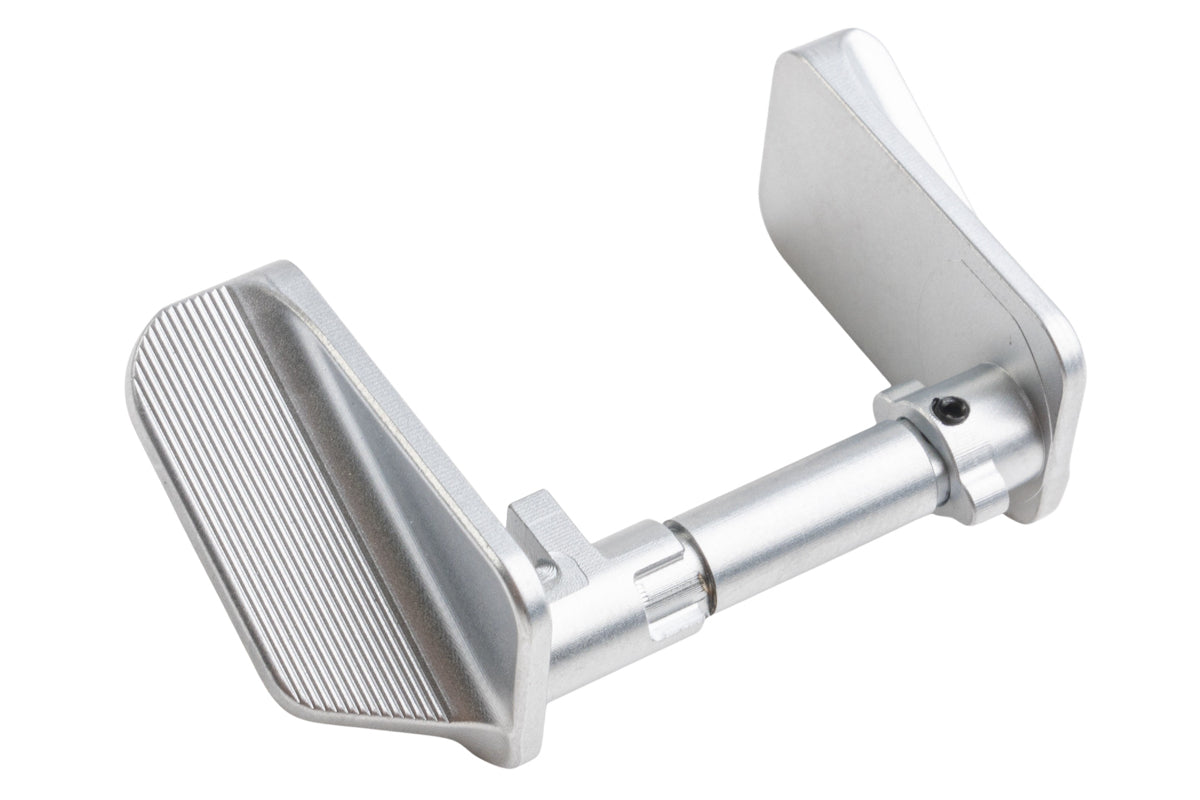 5KU Stainless Steel Type F Safety For KJ Shadow 2/ TS2 GBB Airsoft Pistol (Silver)