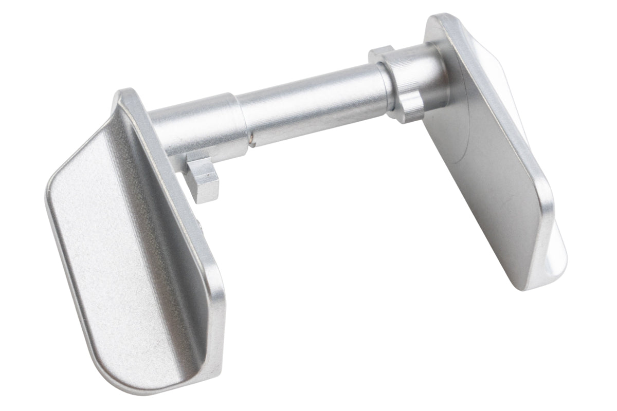 5KU Stainless Steel Type F Safety For KJ Shadow 2/ TS2 GBB Airsoft Pistol (Silver)