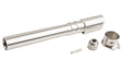 5KU Stainless Outer Barrel With Bushing For KJ Shadow 2 Orange GBB Airsoft Pistol (Silver)