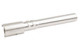 5KU Stainless Outer Barrel With Bushing For KJ Shadow 2 Orange GBB Airsoft Pistol (Silver)