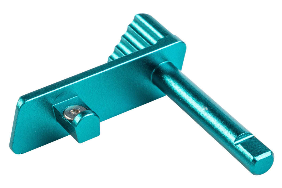 5KU Aluminum Thumb Rest Slide Stop For KJ Shadow 2 / TS2 GBB Airsoft (Type 2/ Light Blue)
