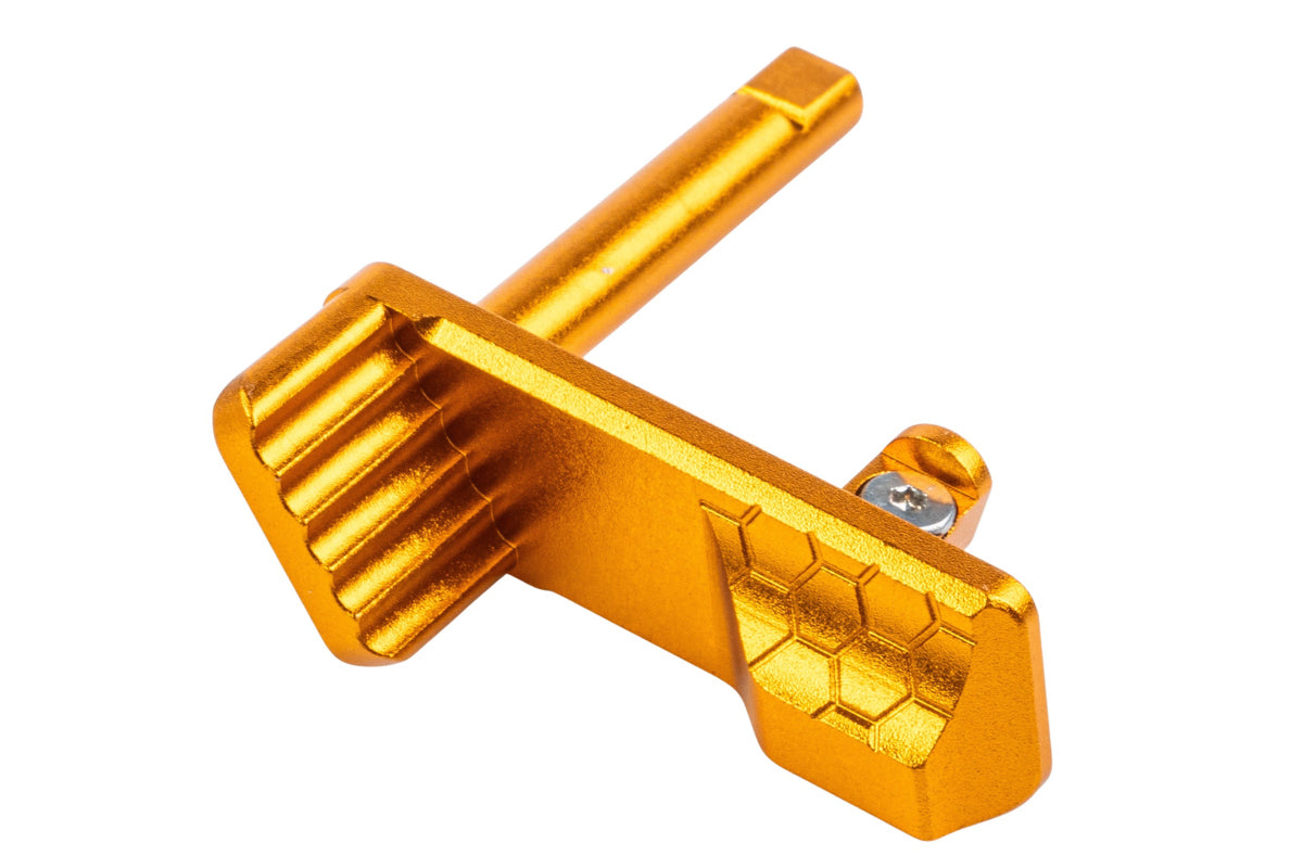 5KU Aluminum Thumb Rest Slide Stop For KJ Shadow 2 / TS2 GBB Airsoft (Type 2/ Orange)