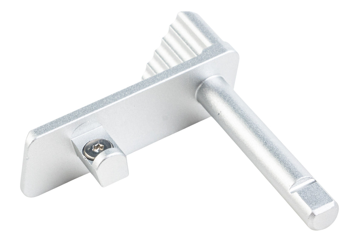 5KU Aluminum Thumb Rest Slide Stop For KJ Shadow 2 / TS2 GBB Airsoft (Type 2/ Silver)