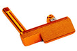 5KU Aluminum TARGET Style Slide Stop For KJ Shadow 2/ TS2 GBB Airsoft (Orange)