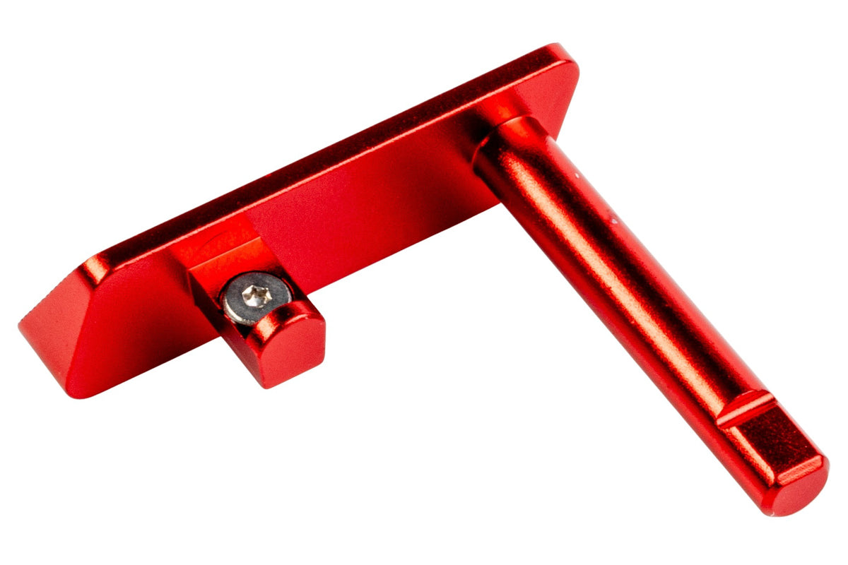 5KU Aluminum TARGET Style Slide Stop For KJ Shadow 2/ TS2 GBB Airsoft (Red)
