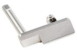 5KU Aluminum TARGET Style Slide Stop For KJ Shadow 2/ TS2 GBB Airsoft (Silver)