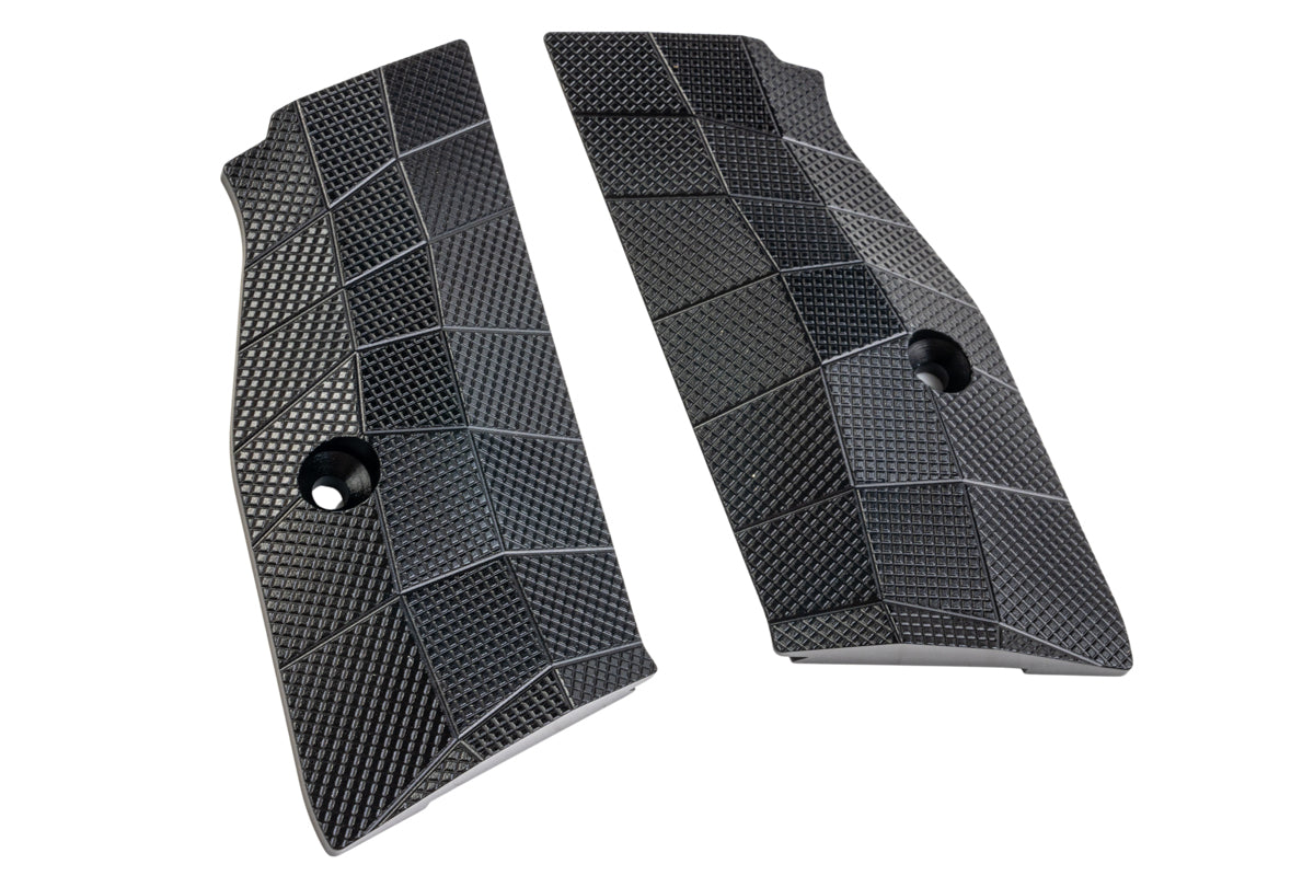 5KU Aluminum LOK Style Short Grip with Magwell For KJ Shadow 2 GBB Airsoft