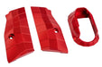 5KU Aluminum LOK Style Short Grip with Magwell For KJ Shadow 2 GBB Airsoft (Red)