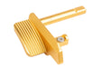 5KU CNC Aluminum Thumb Rest Slide Stop For KJ Works Shadow 2/ TS2 GBB Airsoft (Gold)