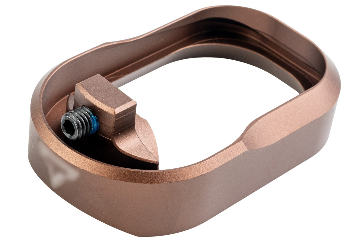 5KU Aluminum Magwell for Tokyo Marui G17 Gen 5 MOS GBB Airsoft (Bronze)