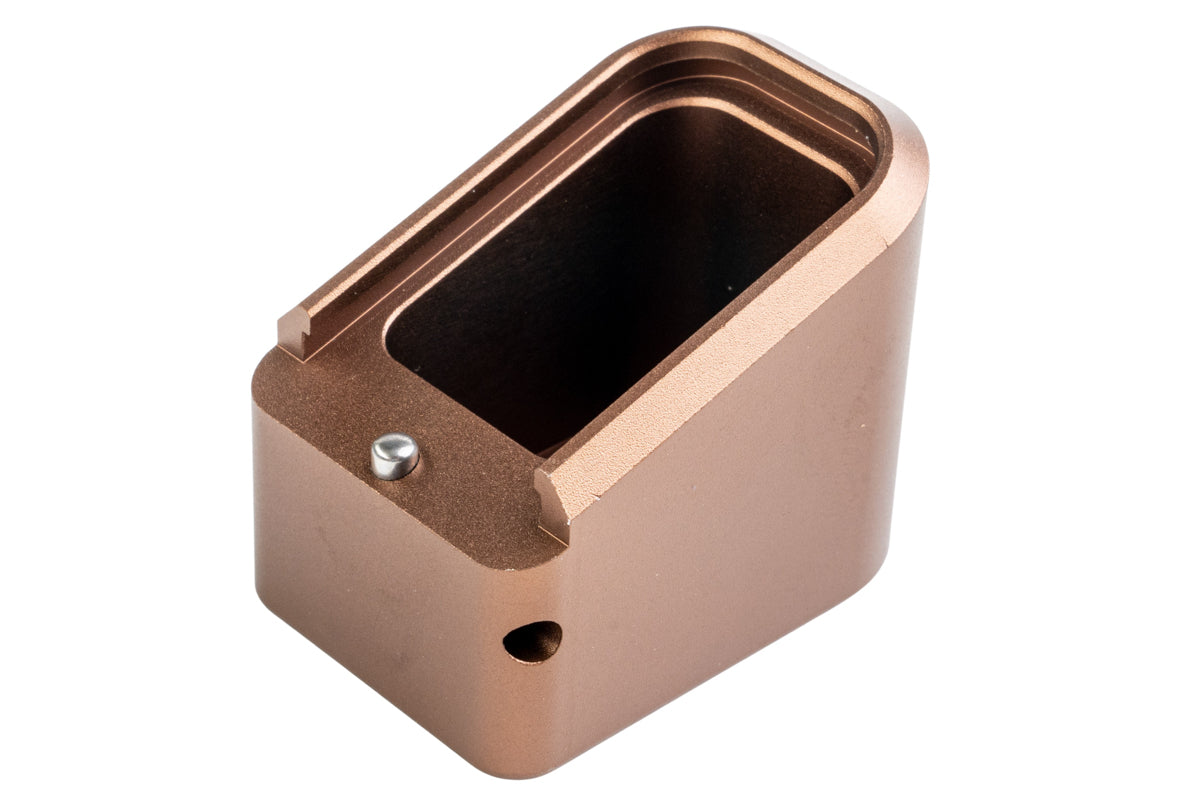 5KU Aluminum Magazine Base for Tokyo Marui G17 Gen 5 MOS GBB Airsoft (Bronze)