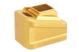 5KU Magazine Extension for SIG Air P320 (VFC) M17/ M18/ X-Series GBB Airsoft (Gold)