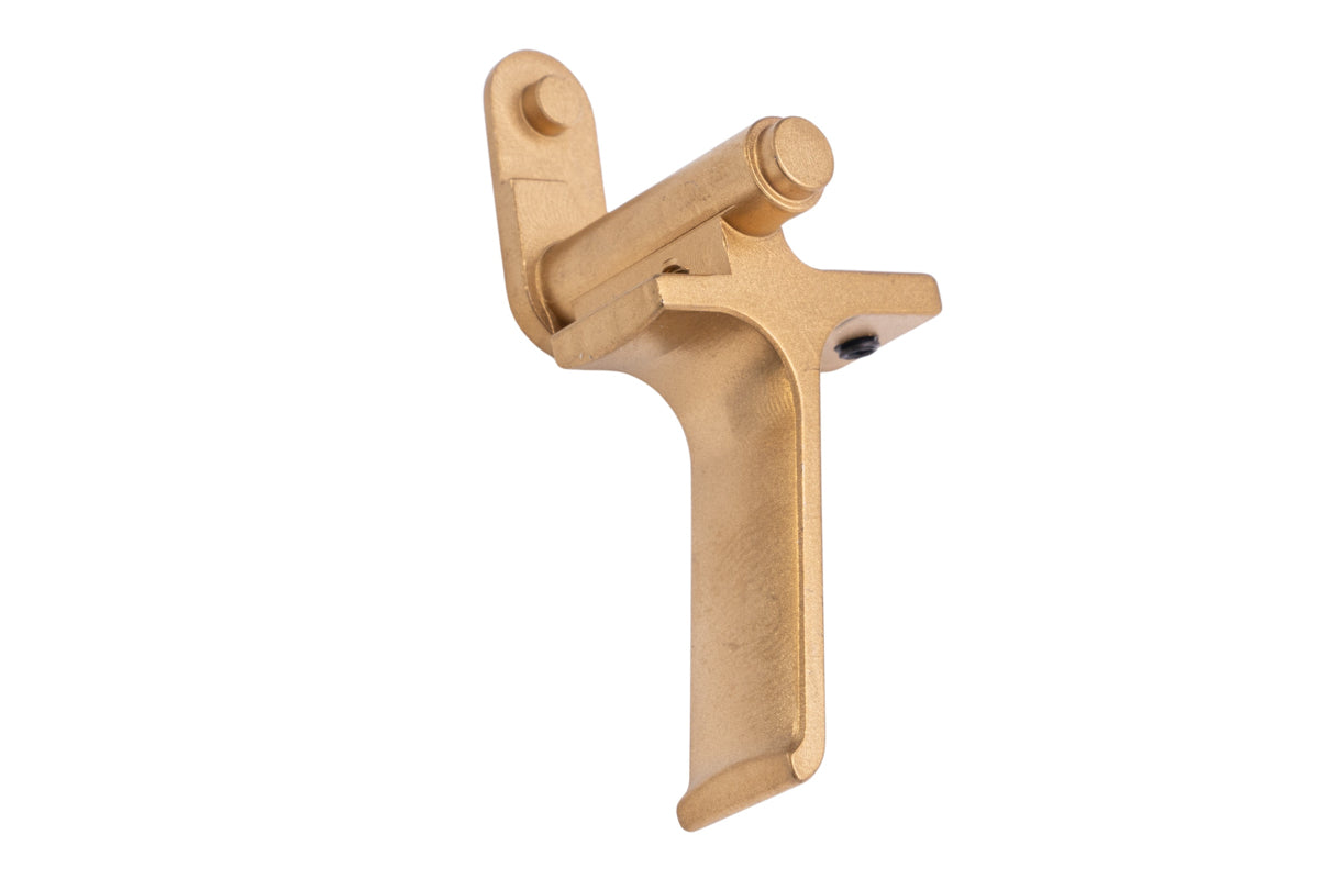 5KU Stainless Steel Flat Blade Trigger For SIG Sauer P320 M17, M18, Xcarry GBB Airsoft (Gold)