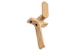 5KU Stainless Steel Flat Blade Trigger For SIG Sauer P320 M17, M18, Xcarry GBB Airsoft (Gold)